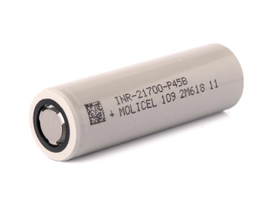 Acumulator Molicel - P45B - 45Ah descarcare! Cel mai performant 21700 al momentului.
