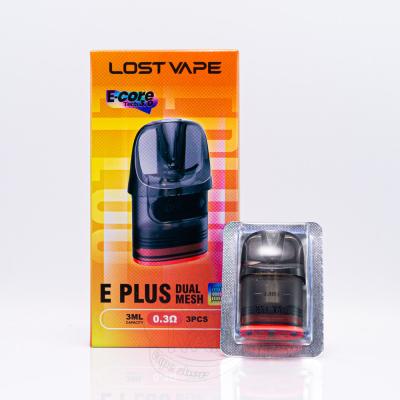 Cartus 3ml Lost Vape E Plus-Dual Mesh 0.3Ohm