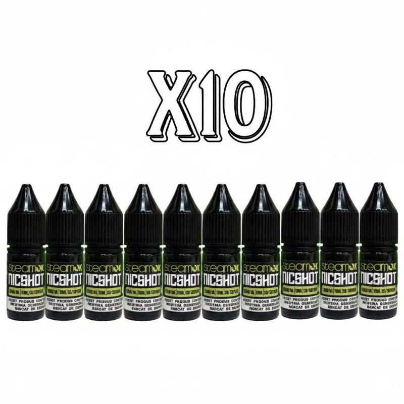 OFERTA!!! Pachet 10 bucati Nic Shot 20mg/ml - Steam OK -