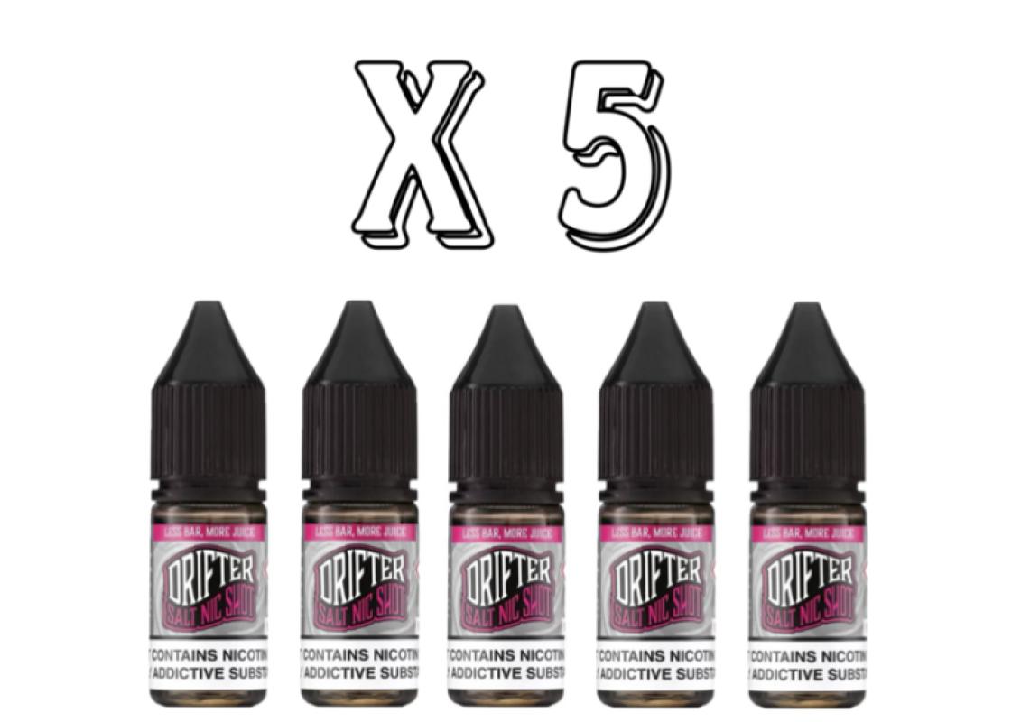 OFERTA!!!  Pachet 5 bucati NicSalt - DRIFTER - 20mg/ml - 10ml