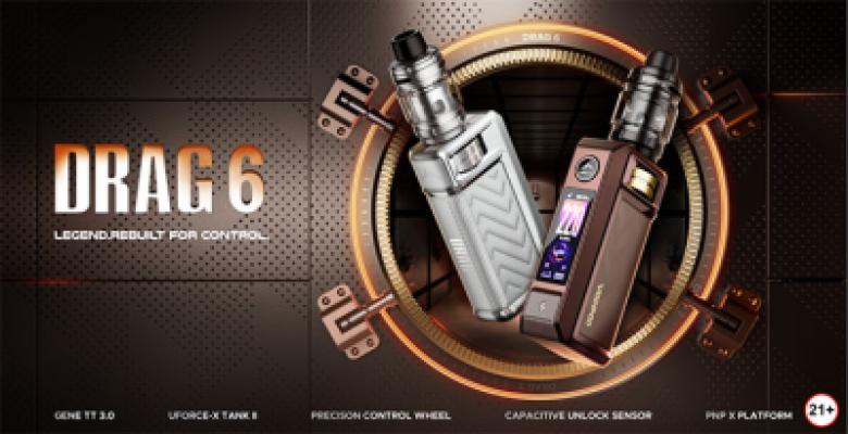 VOOPOO DRAG 6 - PUTERE, AUTONOMIE ŞI CONTROL!