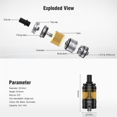 Atomizor Alberich MTL RTA - Vapefly