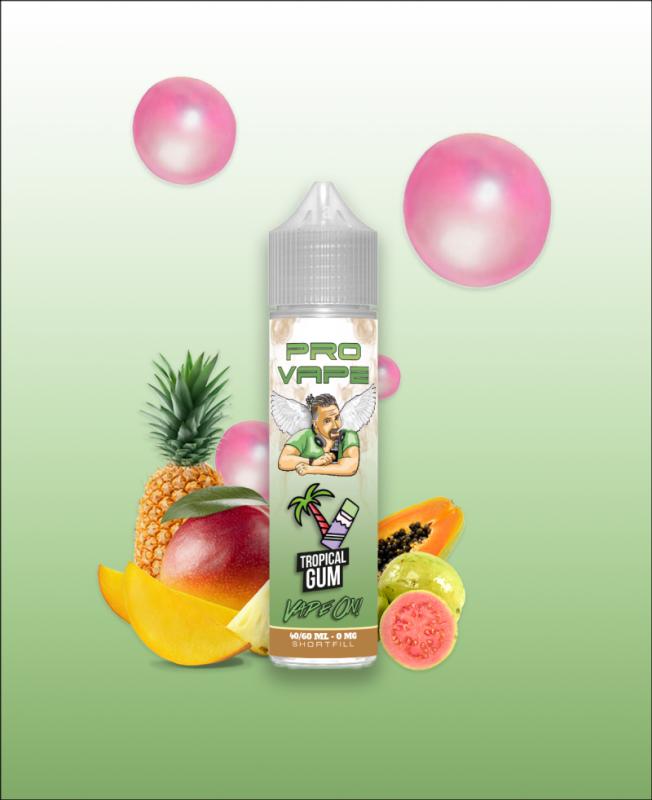 Tropical GUM - Lichid Pro Vape 30ml dublu concentrat - ESTE UAAAU!